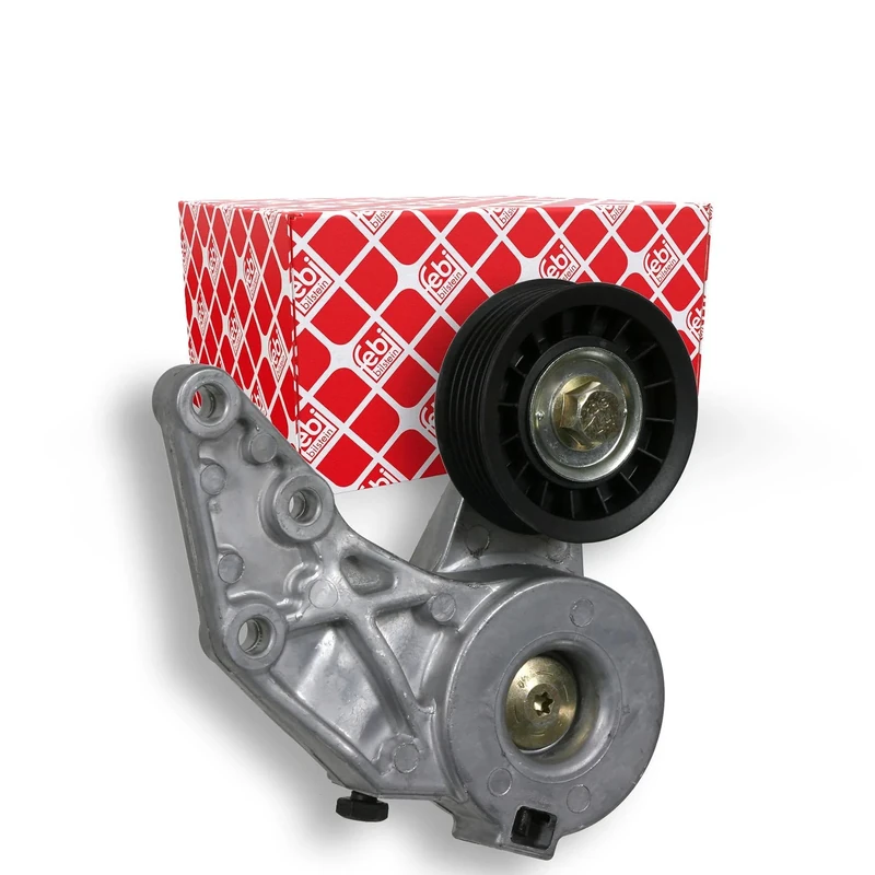 febi bilstein 22365 Tensioner Assembly for auxiliary belt, pack of one