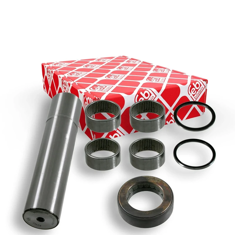 febi bilstein 11403 King Pin Set with thrust bearing, single set, pack of one