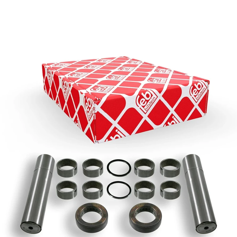 febi bilstein 11404 King Pin Set with thrust bearing, double set, pack of one