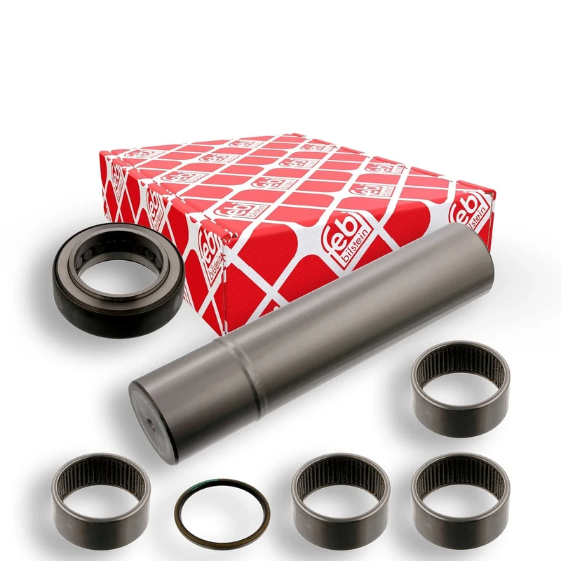 febi bilstein 15901 King Pin Set with thrust bearing, single set, pack of one