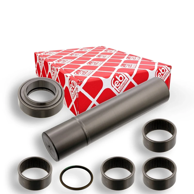 febi bilstein 15903 King Pin Set with thrust bearing, single set, pack of one