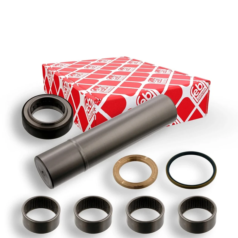 febi bilstein 15905 King Pin Set with thrust bearing, single set, pack of one