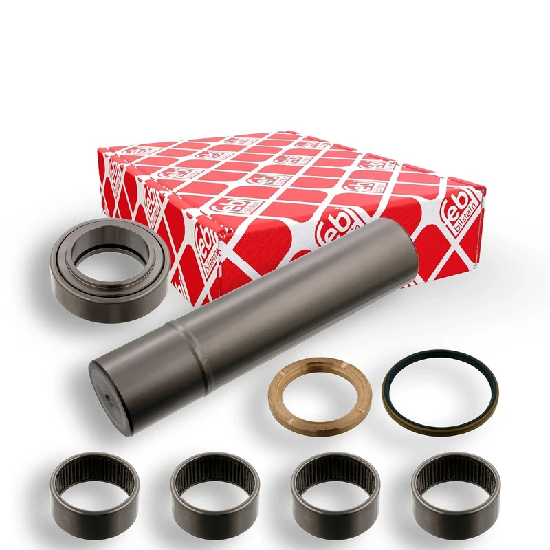 febi bilstein 15906 King Pin Set with thrust bearing, single set, pack of one