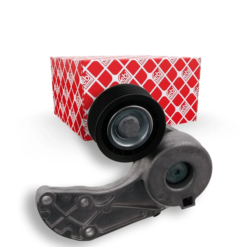 febi bilstein 33716 Tensioner Assembly for auxiliary belt, pack of one