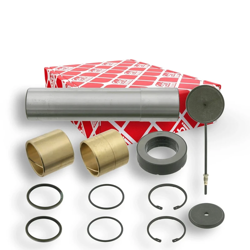 febi bilstein 06015 King Pin Set with thrust bearing, single set, pack of one