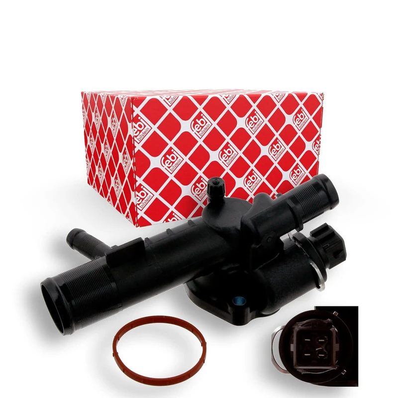 febi bilstein 32650 Thermostat with casing and seals, pack of one