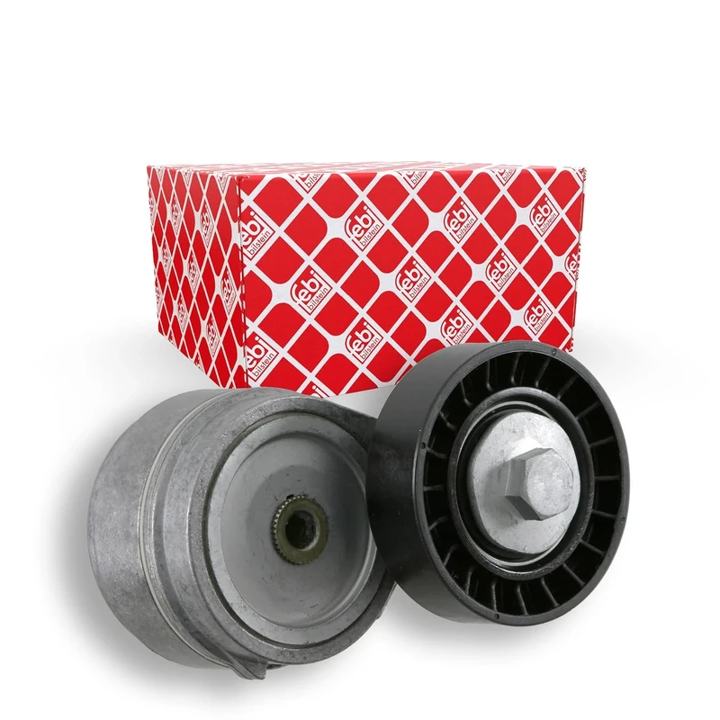 febi bilstein 22898 Tensioner Assembly for auxiliary belt, pack of one