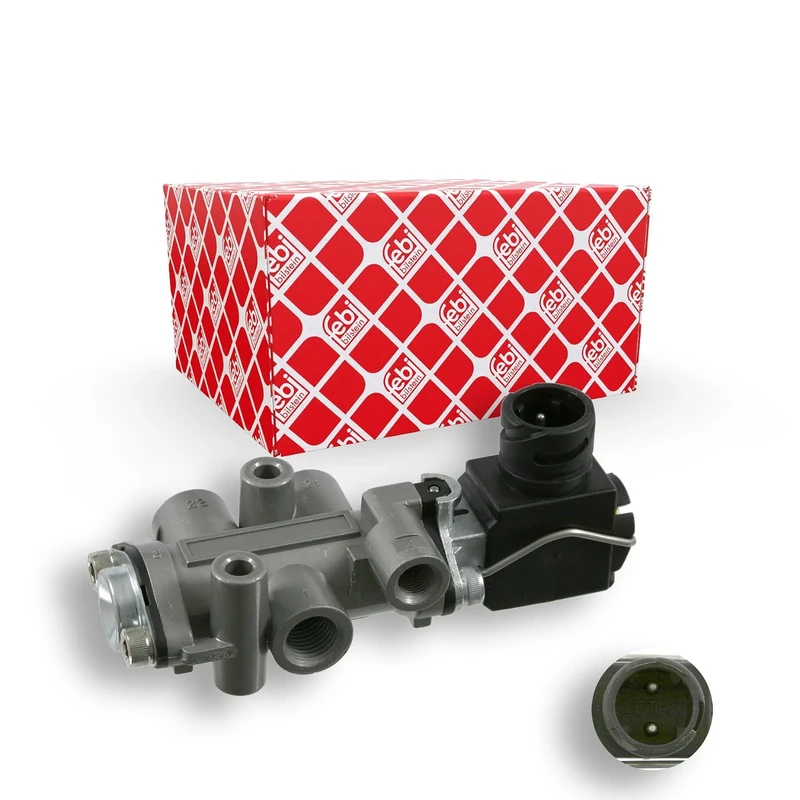 febi bilstein 22399 Solenoid Valve for splitter gearing with central plug, pack of one