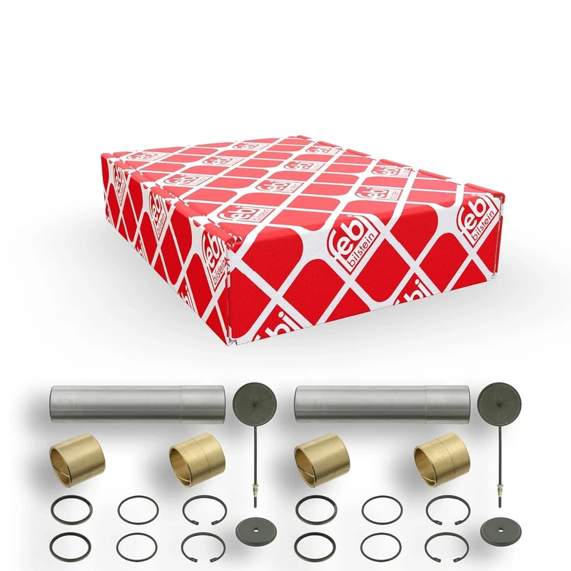 febi bilstein 06017 King Pin Set without thrust bearing, double set, pack of one