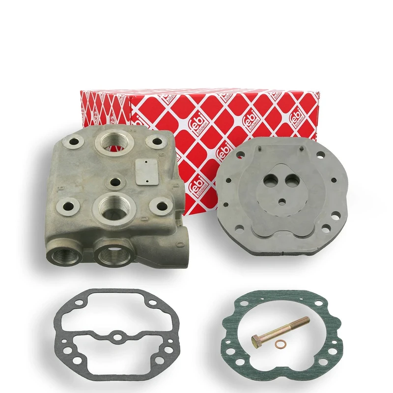 febi bilstein 14666 Cylinder Head for air compressor with valve plate, pack of one