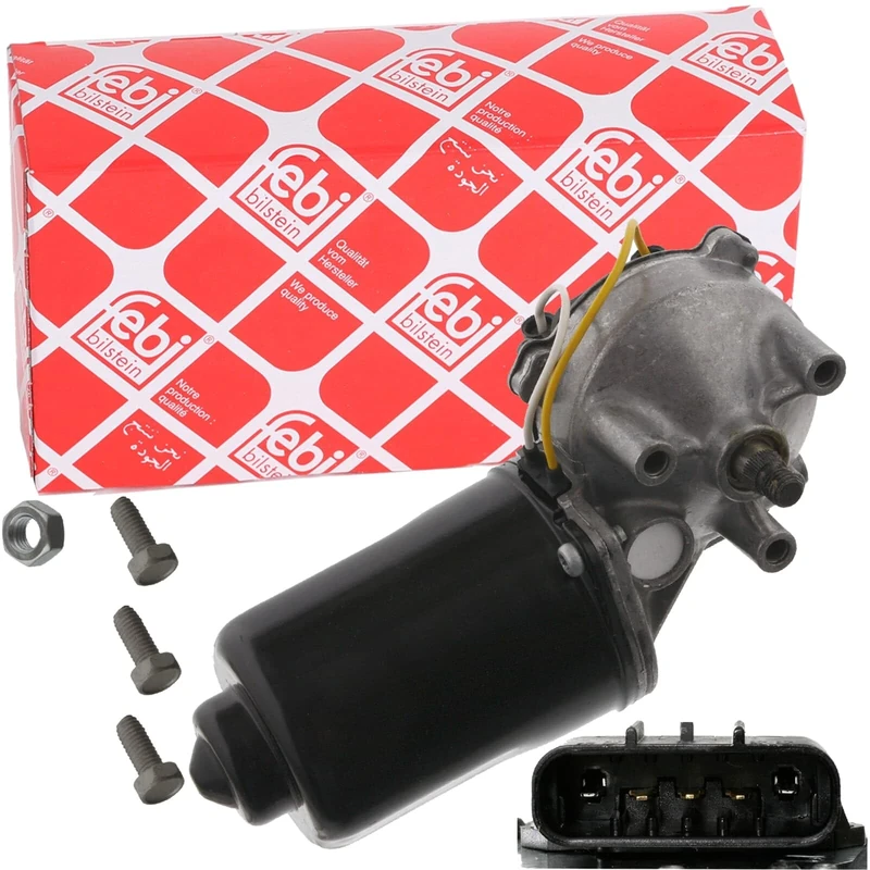 febi bilstein 33748 Wiper Motor with additional parts, pack of one