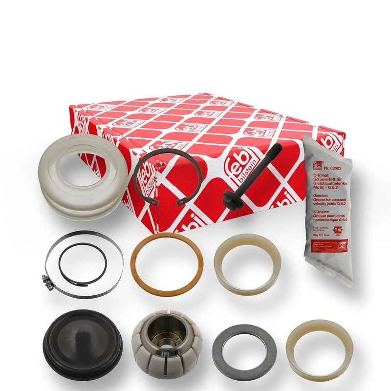 febi bilstein 08959 V-Stay Repair Kit with spacer ring and circlip, pack of one