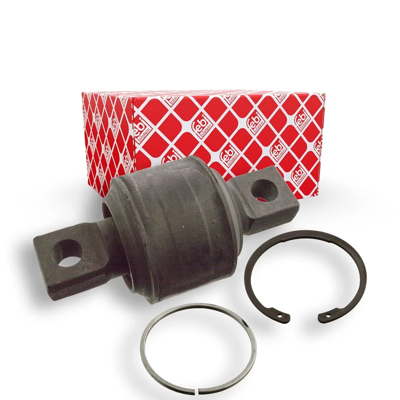 febi bilstein 08960 Axle Strut Mounting with circlip and spacer, pack of one