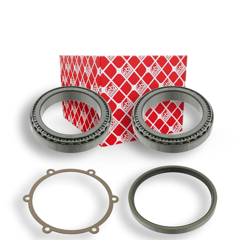 febi bilstein 18287 Wheel Bearing Kit with shaft seal and lock washer, pack of one