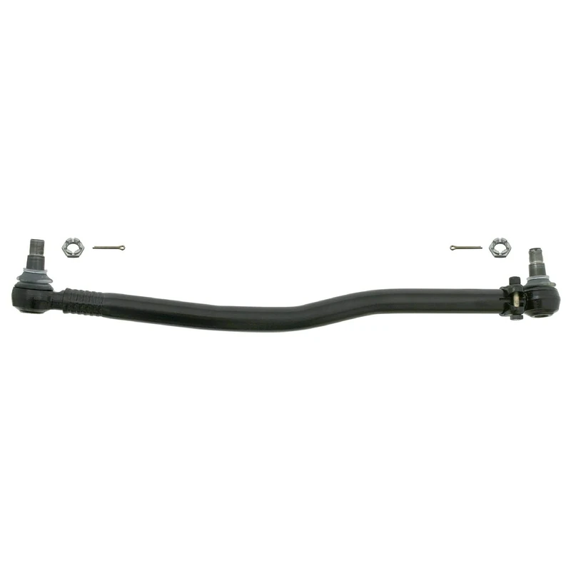 febi bilstein 18801 Drag Link with castle nuts and cotter pins, from steering gear to 1st front axle, pack of one
