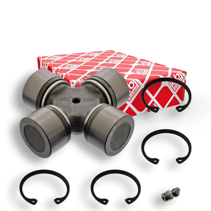 febi bilstein 18818 Universal Joint for propshaft, with grease nipple, pack of one