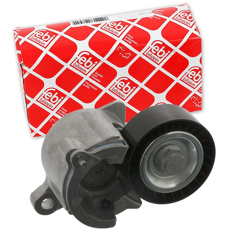 febi bilstein 19356 Tensioner Assembly for auxiliary belt, pack of one