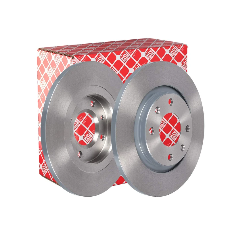 febi bilstein 17822 Brake Disc Set (2 Brake Disc) front, full, No. of Holes 4