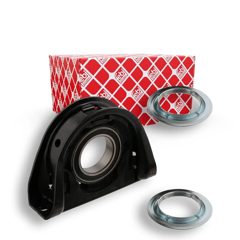febi bilstein 32256 Propshaft Centre Support with ball bearing, pack of one