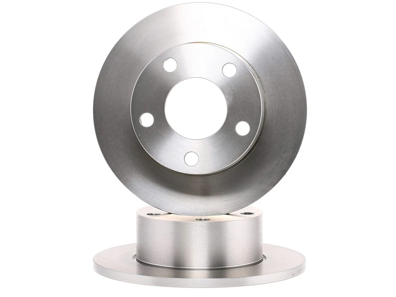 febi bilstein 09075 Brake Disc Set (2 Brake Disc) rear, full, No. of Holes 5