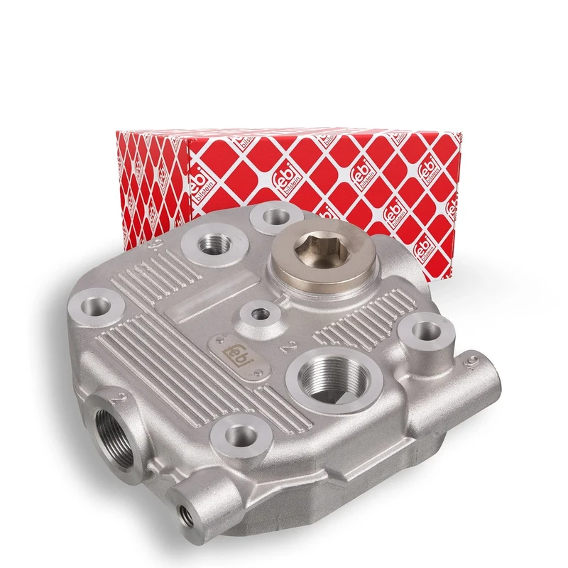 febi bilstein 21068 Cylinder Head in horizontal position, on the brake compressor, pack of one