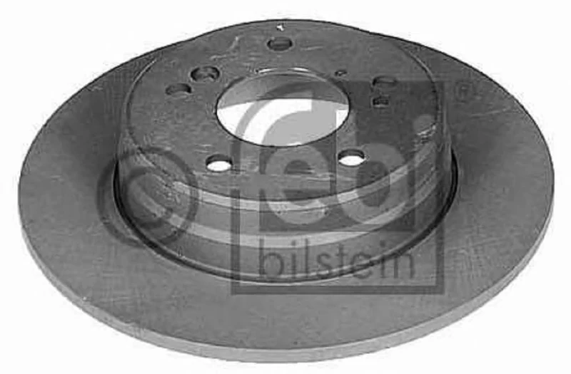 febi bilstein 04629 Brake Disc Set (2 Brake Disc) rear, full, No. of Holes 5