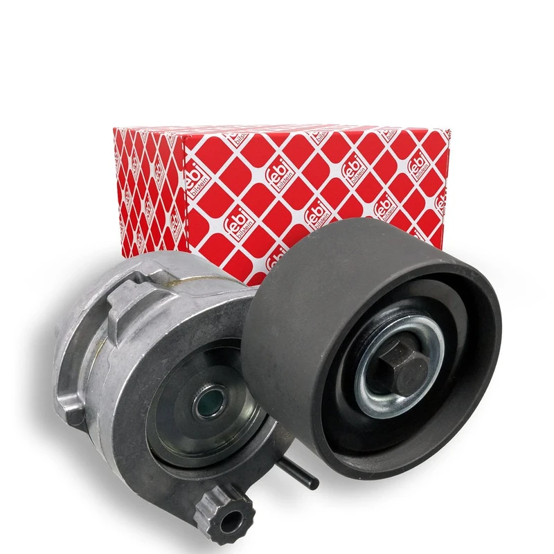 febi bilstein 30868 Tensioner Assembly for auxiliary belt, pack of one