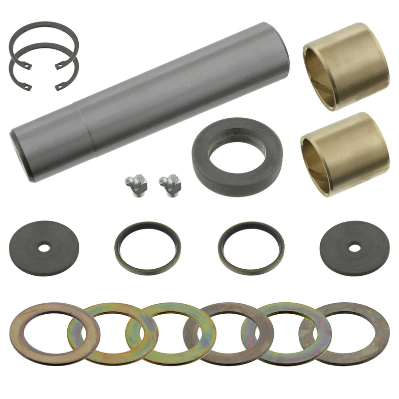 febi bilstein 08420 King Pin Set with thrust bearing, single set, pack of one