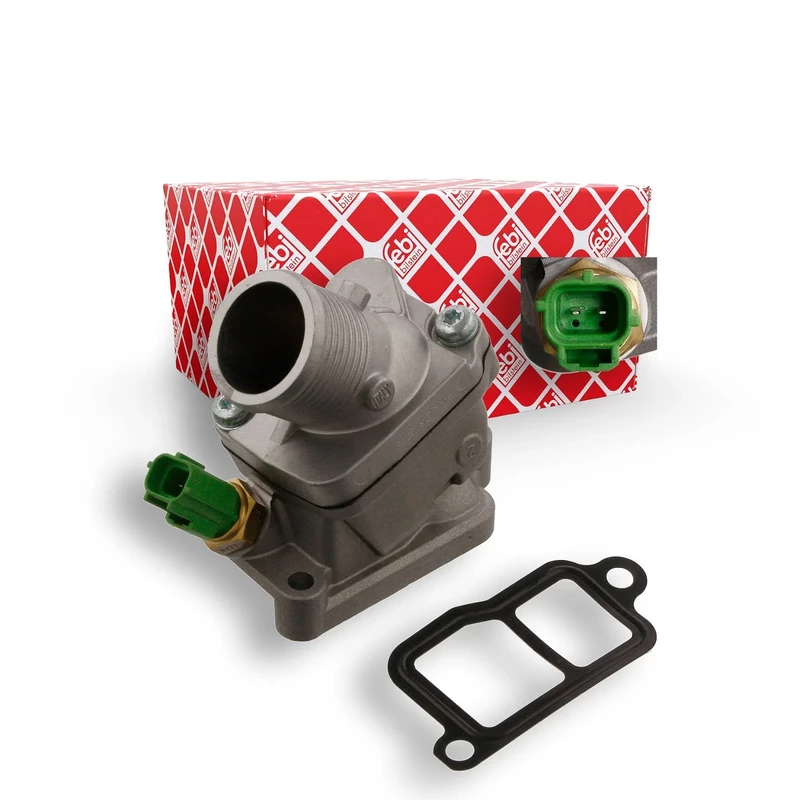 febi bilstein 34850 Thermostat with gasket, pack of one