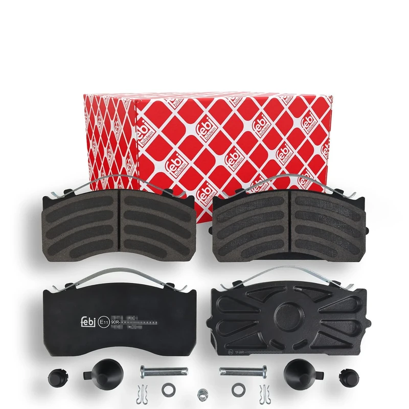 febi bilstein 16592 Brake Pad Set with additional parts, 1 unit