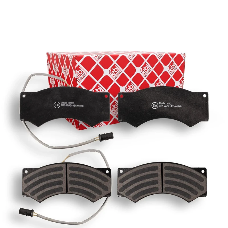 febi bilstein 16593 Brake Pad Set with fastening material, 1 unit