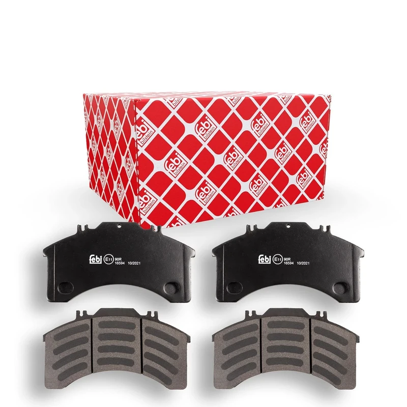 febi bilstein 16594 Brake Pad Set with additional parts, 1 unit