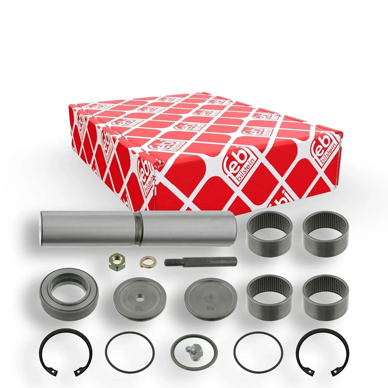 febi bilstein 10309 King Pin Set with thrust bearing, single set, pack of one
