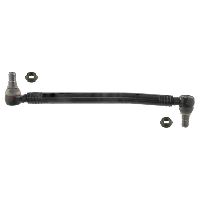 febi bilstein 31370 Drag Link with lock nuts, from steering gear to 1st idler arm, pack of one