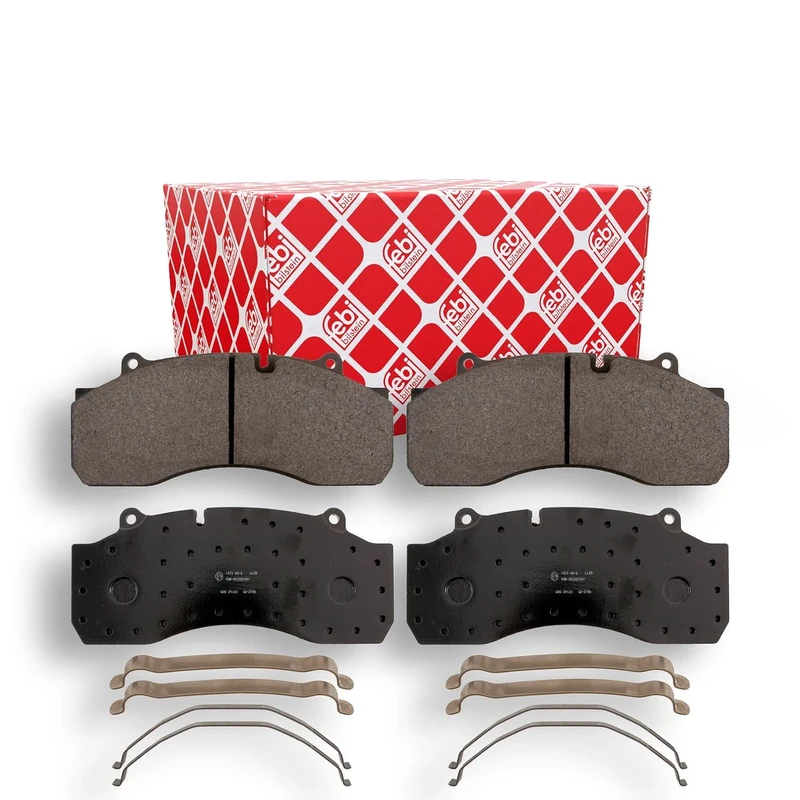 febi bilstein 16635 Brake Pad Set with additional parts, 1 unit
