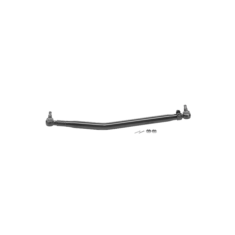 febi bilstein 17419 Drag Link with castle nuts and cotter pins, from steering gear to 1st front axle, pack of one