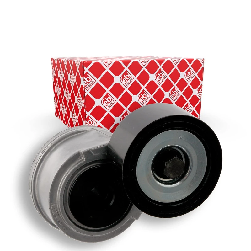 febi bilstein 30946 Tensioner Assembly for auxiliary belt, pack of one