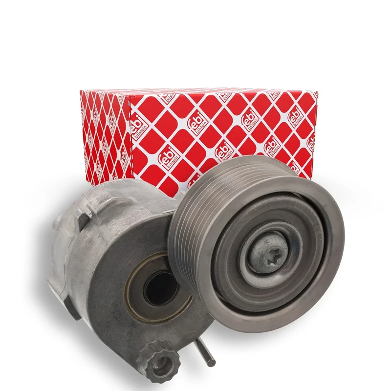febi bilstein 30949 Tensioner Assembly for auxiliary belt, pack of one