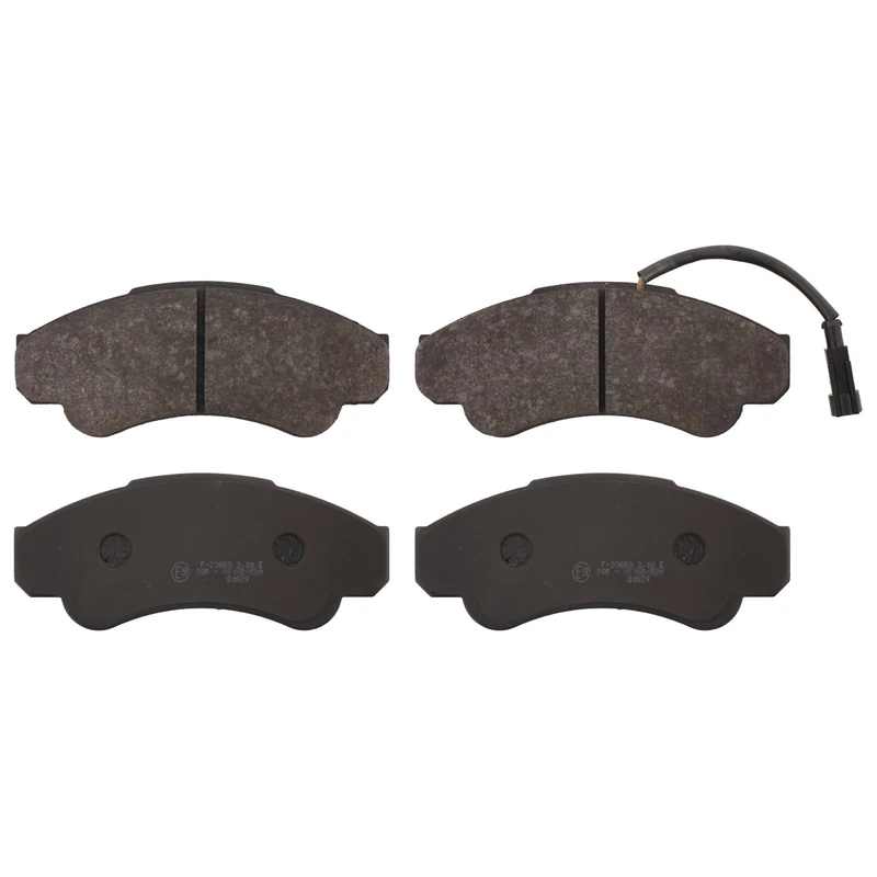 febi bilstein 16663 Brake Pad Set with fastening material, 1 unit - Image 1