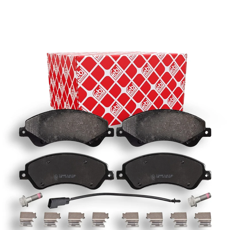 febi bilstein 16673 Brake Pad Set with fastening material, 1 unit