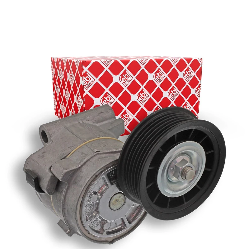 febi bilstein 19487 Tensioner Assembly for auxiliary belt, pack of one