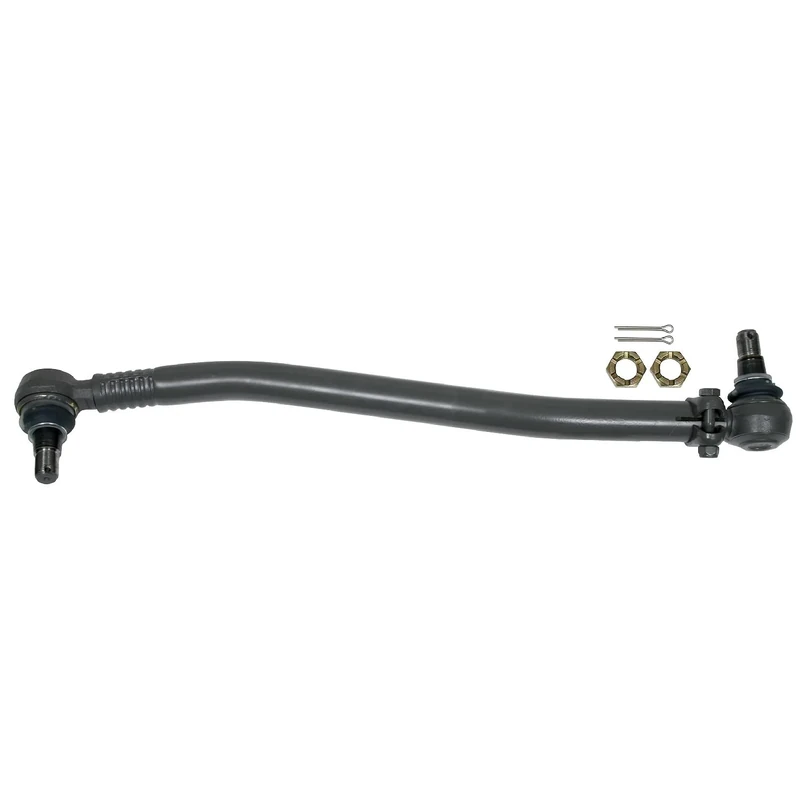 febi bilstein 18961 Drag Link with castle nuts and cotter pins, from steering gear to 1st front axle, pack of one