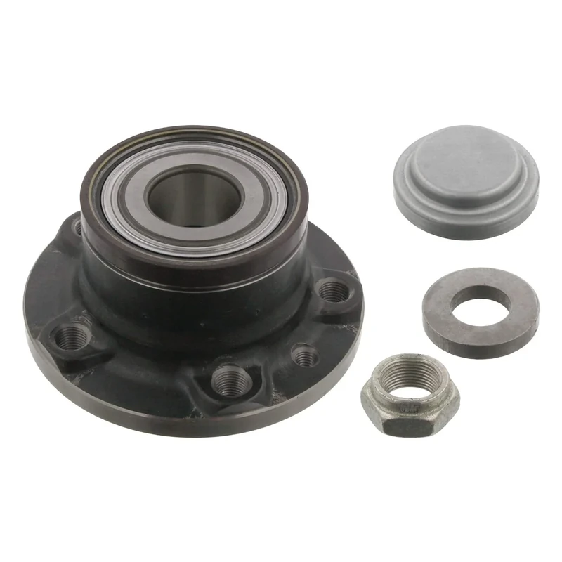 febi bilstein 34955 Wheel Bearing Kit with wheel hub and additional parts, pack of one