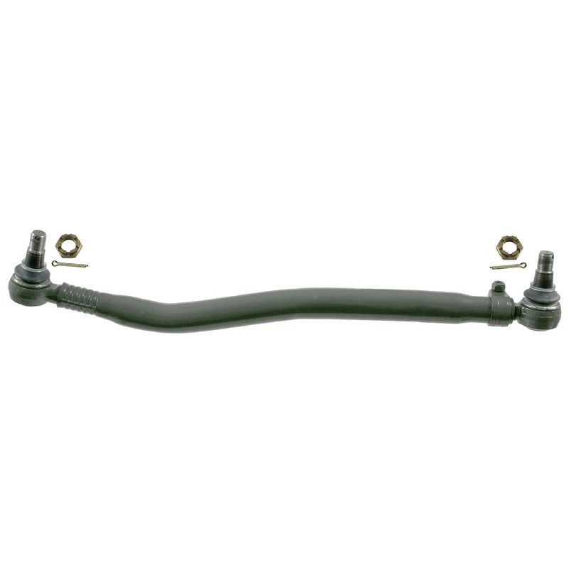 febi bilstein 11650 Drag Link with castle nuts and cotter pins, from steering gear to 1st front axle, pack of one