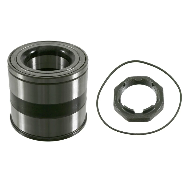 febi bilstein 18472 Wheel Bearing Kit with castle nut and seal ring, pack of one