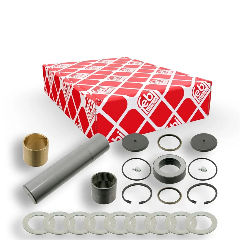 febi bilstein 18999 King Pin Set with thrust bearing, single set, pack of one