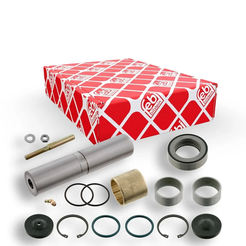 febi bilstein 32431 King Pin Set with friction bearing, single set, pack of one