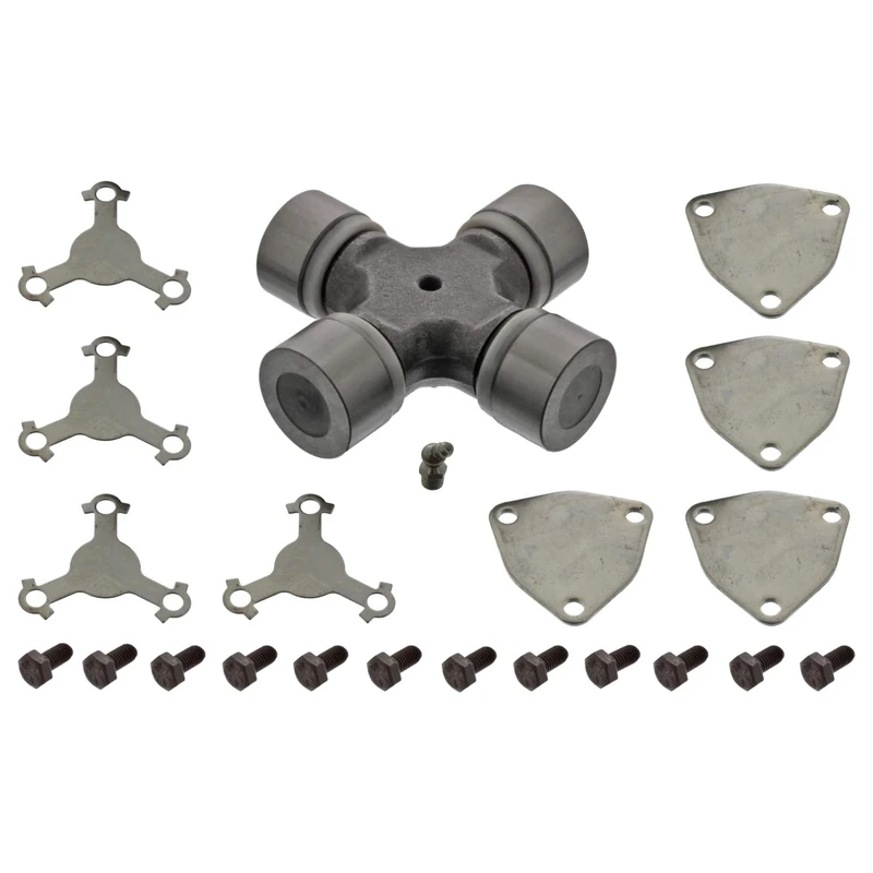 febi bilstein 11686 Universal Joint Repair Kit for propshaft, with grease nipple, pack of one