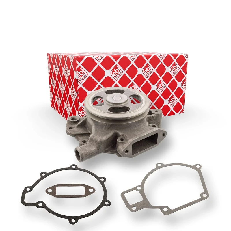 febi bilstein 35029 Water Pump with belt pulley and seals, pack of one