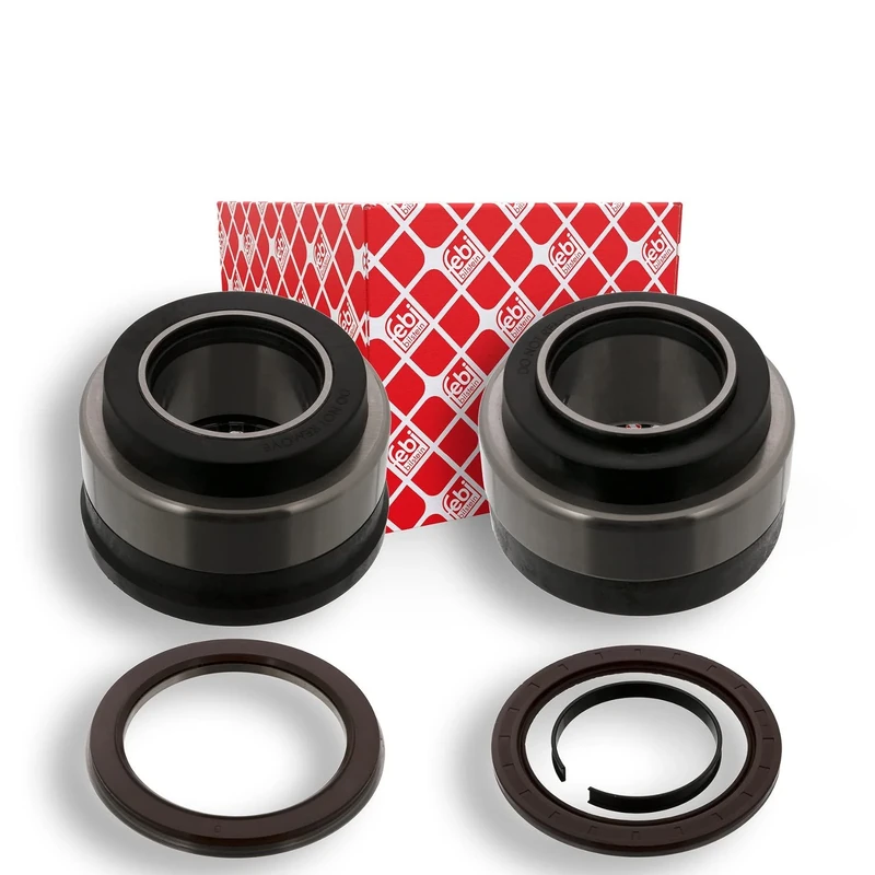 febi bilstein 35047 Wheel Bearing Kit with shaft seal and circlip, pack of one